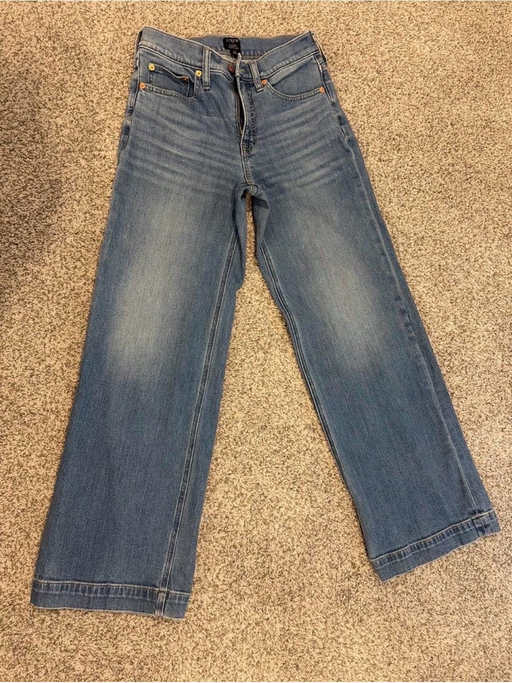 J.Crew Classic Wide-Leg Jean All-Day Stretch Light Wash - Size 24